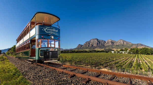 Wine tram Mont dOr Franschhoek